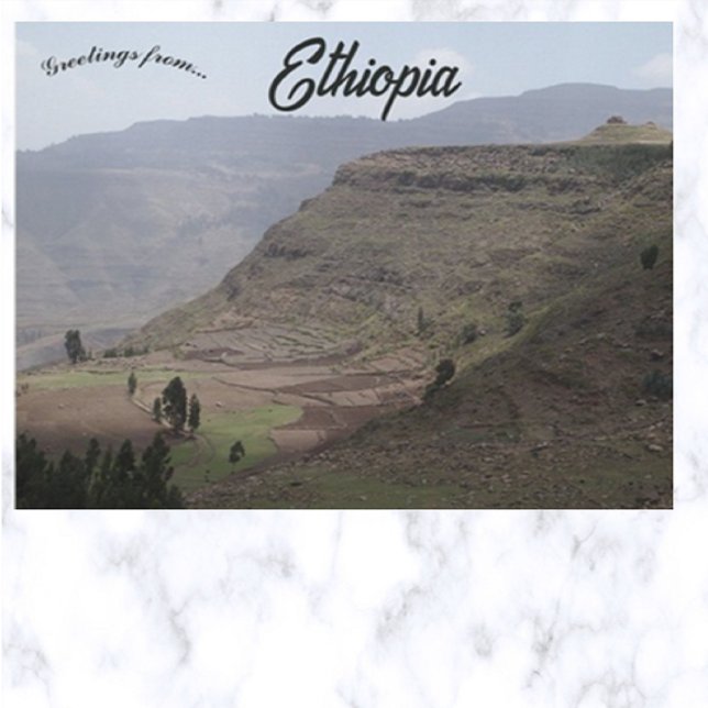 Terraced Ridge Near Lalibela Ethiopia Postcard (Creator Uploaded)