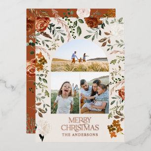 Terracotta 3 photo botanical elegant arch holiday 