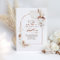 Terracotta and White Orchid Flowers Boho Wedding