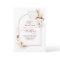 Terracotta and White Orchid Flowers Boho Wedding