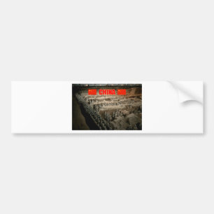 Terracotta Army China - Pro Photo Bumper Sticker