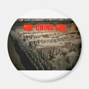 Terracotta Army China - Pro Photo Magnet