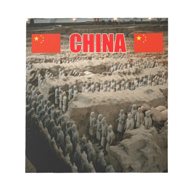 Terracotta Army China - Pro Photo Notepad (Front)