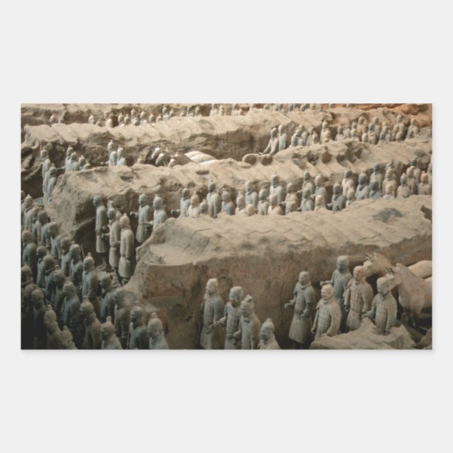 Terracotta Army China - Pro Photo Rectangular Sticker (Front)