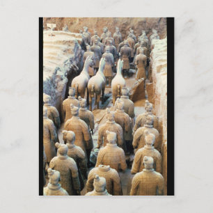 Terracotta Army, Qin Dynasty, 210 BC Postcard
