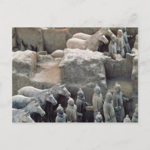 Terracotta Army, Qin Dynasty, 210 BC Postcard