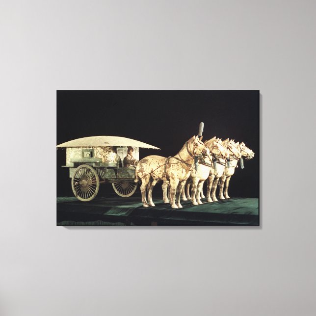 Terracotta Army, Qin Dynasty Canvas Print (Front)