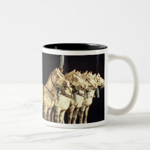 Terracotta Army, Qin Dynasty Two-Tone Coffee Mug