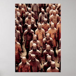 Terracotta army warriors - China - Qin dynasty Poster