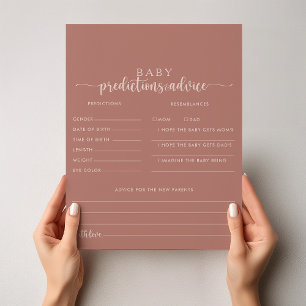 Terracotta Baby Predictions and Advice Cards