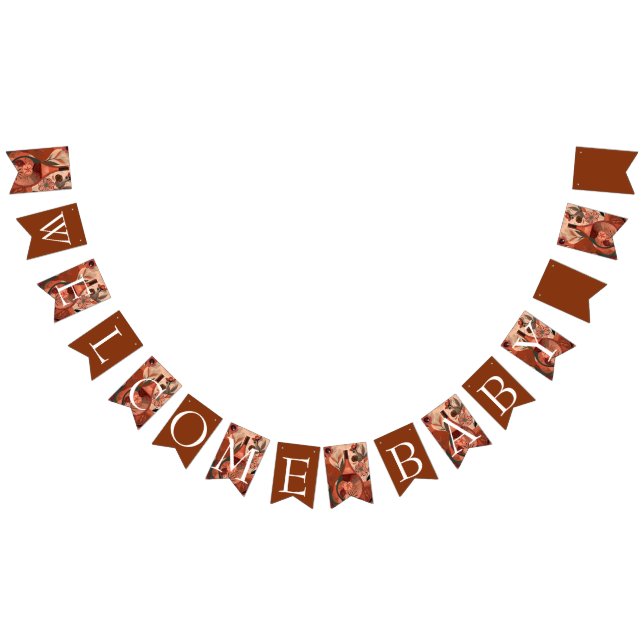  Terracotta baby shower   Bunting (All)