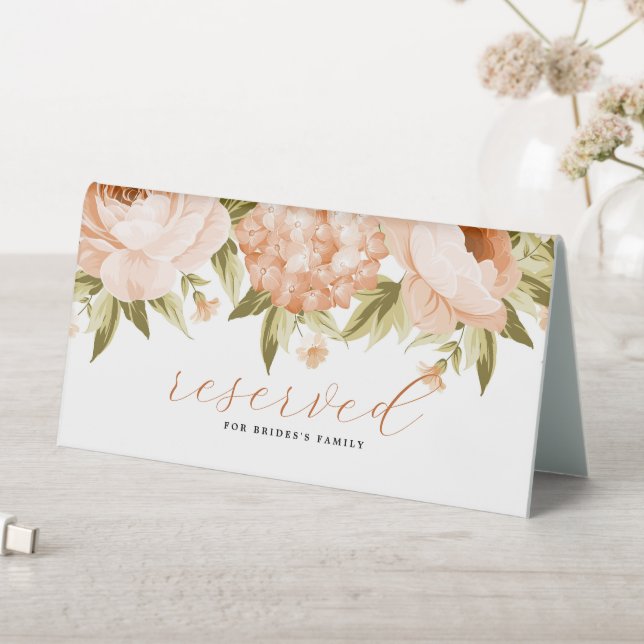 Terracotta Blooming Rose Hydrange Floral Seating (In SItu (Table))