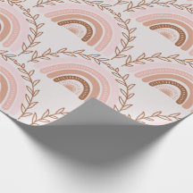 Terracotta Boho Rainbow, Dusty Pink