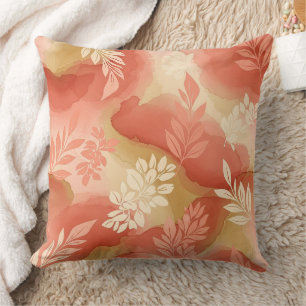 Terracotta Botanical - Warm Earthy Floral Cushion