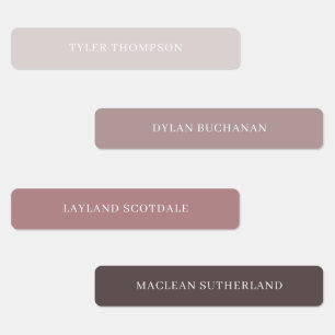 Terracotta Boys Typography Waterproof School