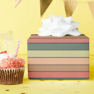 Terracotta Brown Green Black On Watercolor Paper