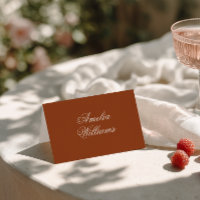 Terracotta Burnt Orange Cream Boho Chic Wedding