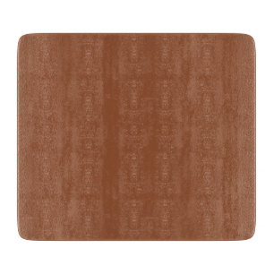 Terracotta Burnt Orange Solid Colour  Cutting Board