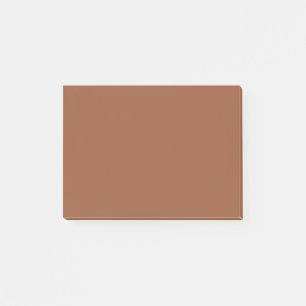 Terracotta Burnt Orange Solid Colour Post-it Notes