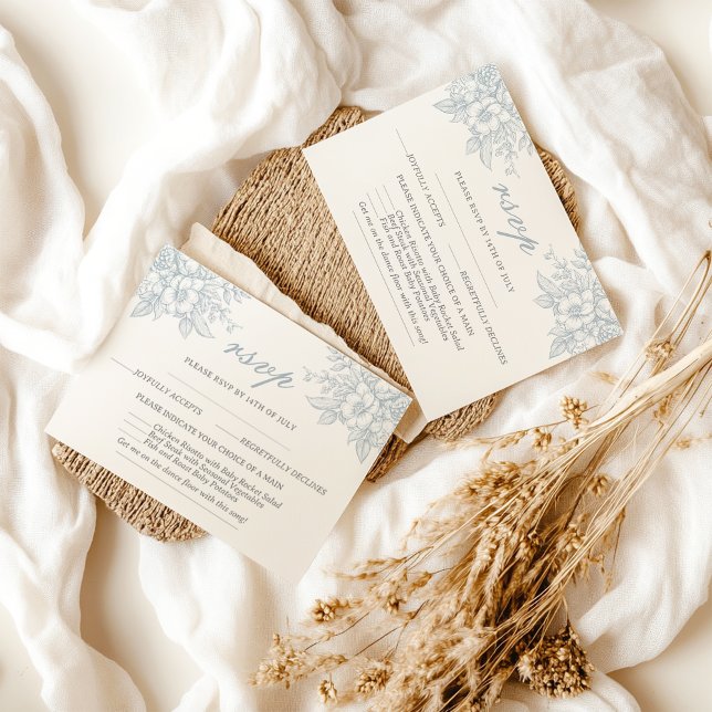 Terracotta Burt Orange rsvp card (Creator Uploaded)