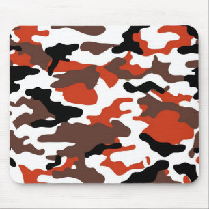 Terracotta Camo Mousepad