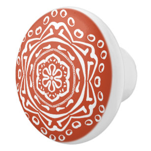 Terracotta Ceramic Knob
