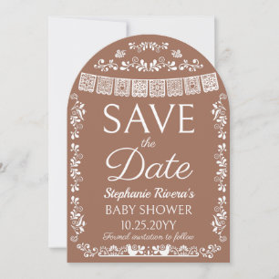 Terracotta Cielito Lindo Baby Shower Save the Date Invitation