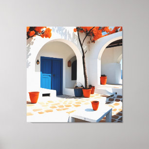 Terracotta Dreams in Greece Canvas Print