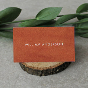 Terracotta Earthy Tone Business Card