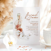 Terracotta Floral Brunch and Bubbly Bridal Shower