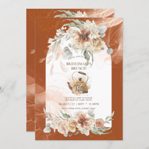 Terracotta Floral Pampas Grass BRIDESMAID'S LUNCH