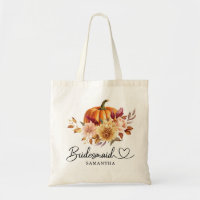 Terracotta Floral Pumpkin Bridemaid