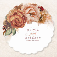 Terracotta Flowers Pampas Grass Elegant Boho