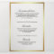 Terracotta Gold Abstract Ink QR Code Wedding