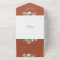 Terracotta Greenery QR Code Monogram Wedding