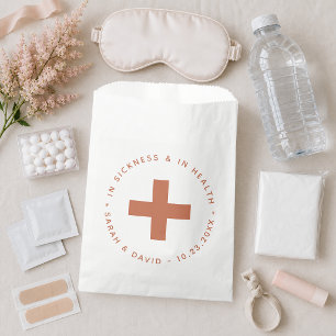 Terracotta Hangover Kit In Sickness and in Health Favour Bags