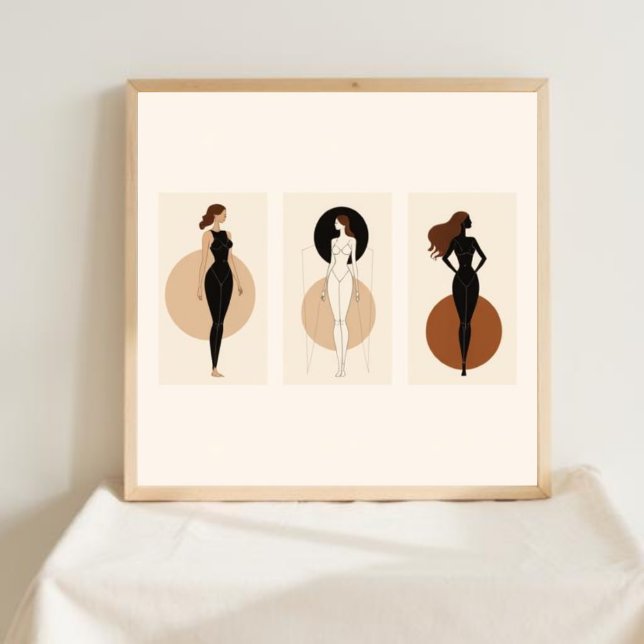 Terracotta Harmony – Abstract Feminine Wall Art 8 (Creator Uploaded)