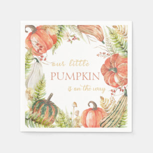 Terracotta Harvest Baby Shower Napkin