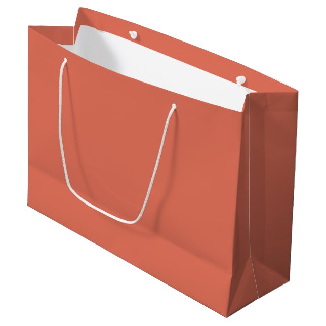 Terracotta  large gift bag (Front Angled)