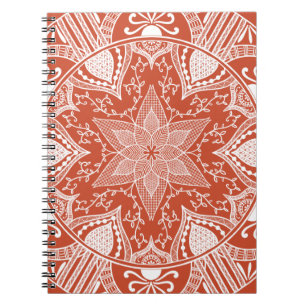 Terracotta Mandala Notebook