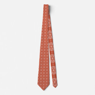 Terracotta Mandala Tie