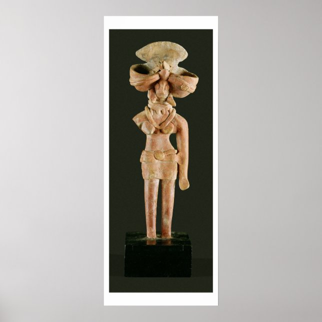 Terracotta Mother Goddess, Mohenjodaro, 2300-1750 Poster (Front)