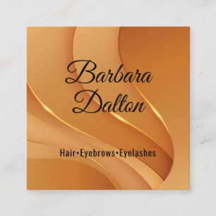 Terracotta Ochre Beige Gold Appointment Card