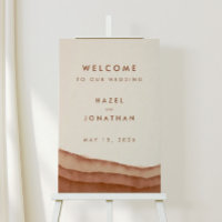 Terracotta Ombre | Minimalist Boho Wedding Welcome