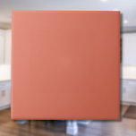 Terracotta Orange Solid Colour Warm & Earthy Desig Tile<br><div class="desc">The Terracotta Orange Solid Colour pattern is a timeless and versatile design that radiates warmth and natural elegance. This rich, earthy shade of orange adds a sense of cosiness and sophistication to any project, making it a perfect choice for fashion, home decor, textiles, and graphic design. Its deep, muted tone...</div>
