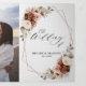 Terracotta Pampas Grass Rustic Geometric Wedding