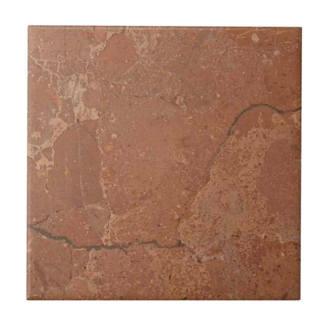 Terracotta red simple rustic  tile (Front)