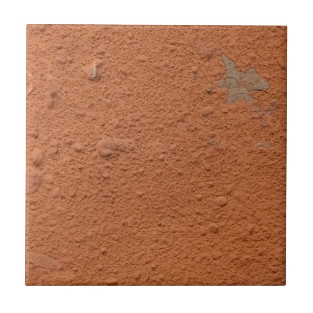 Terracotta red simple rustic  tile (Front)