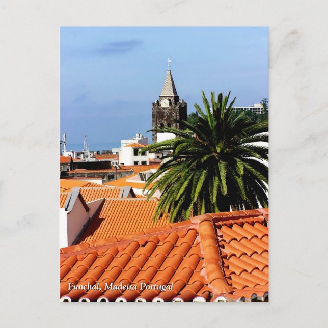 Terracotta Rooftops : Funchal, Madeira (Portugal) Postcard (Front)