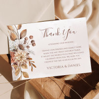 Terracotta Rust Floral Boho Fall Wedding
